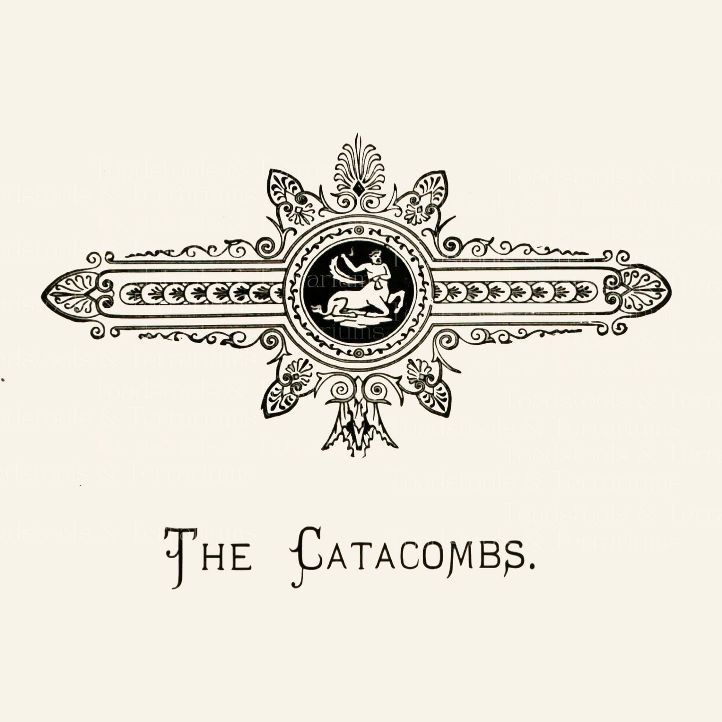 The Catacombs Antique Gothic Illustration