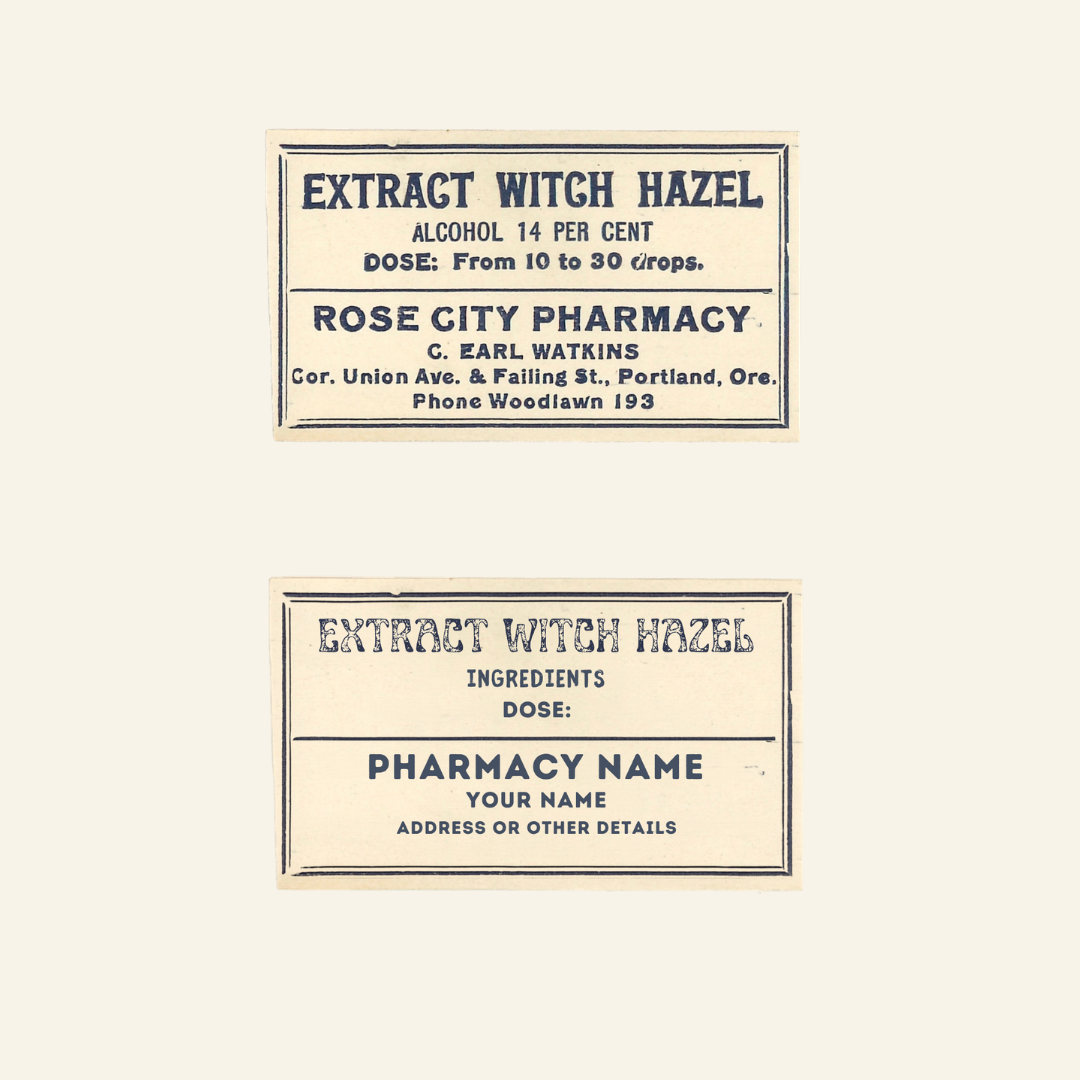 Vintage Apothecary Labels Canva Templates | Editable Antique Jar Labels | Botanical & Witchy Labels | Printable Vintage Label Templates
