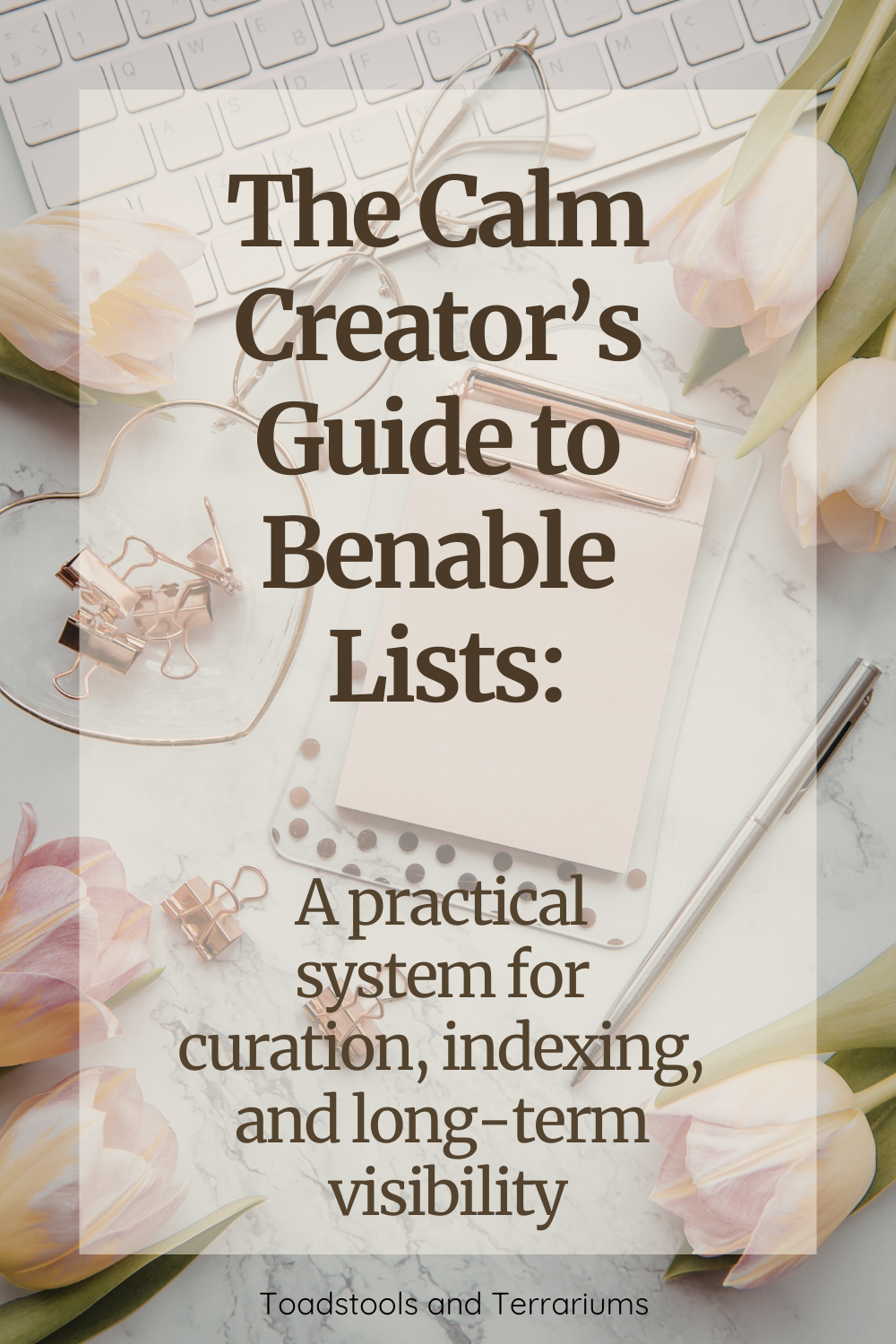 Calm creators guide to benable lists